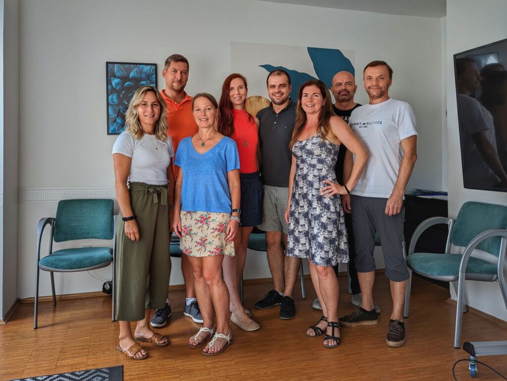Účastníci kurzu Sportovního koučování vedený Václavem Szakálem